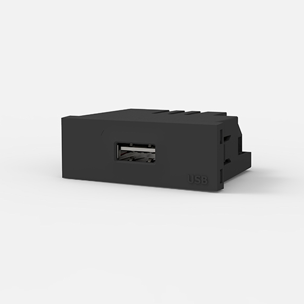 MODULO CARGADOR USB 220v GRIS