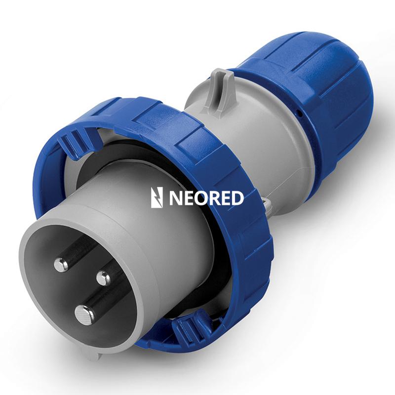 FICHA IP67 2P+T 125A 230V 6H