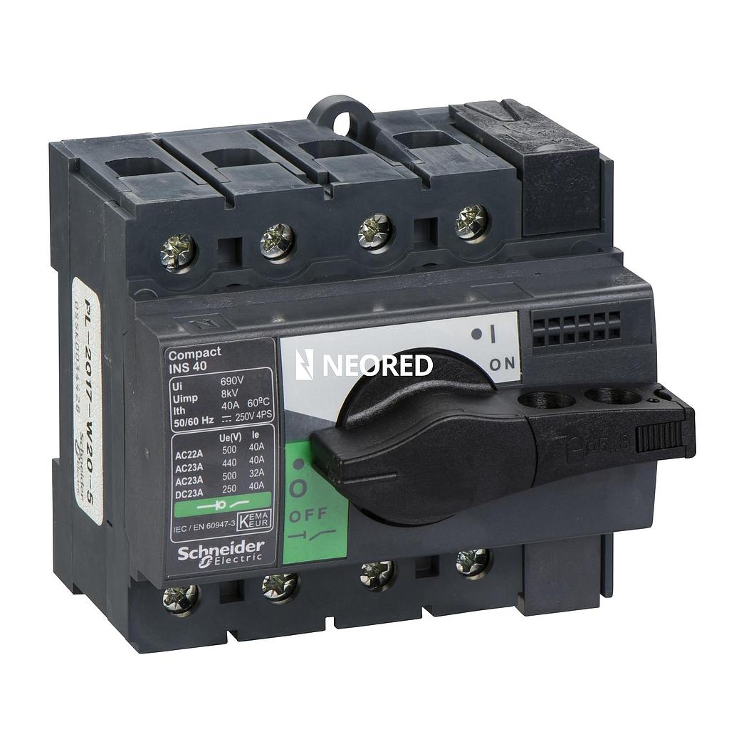 INTERRUPTOR MANUAL INS40 4X40A-FA