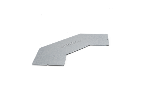 [SAMTCS-600-90-18-G] TAPA P/CURVA PLANA ESCALERA SMARTTRAY DE 600 mm A 90º #18 GALV. EN CALIENTE 
