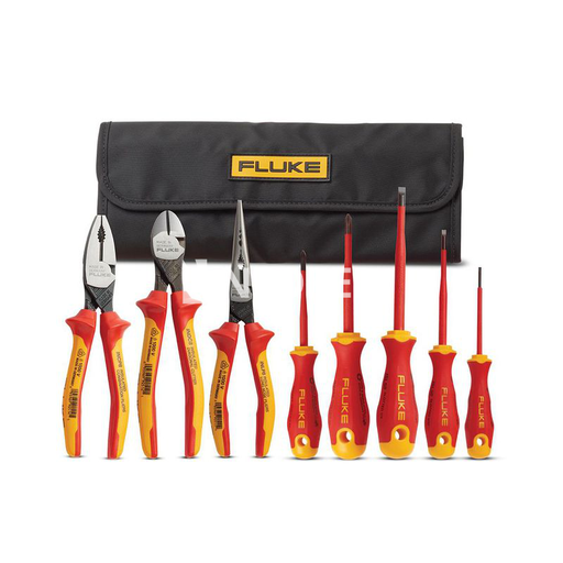 [VDTIKST7] Kit de 3 Pinzas y 5 Destornilladores para Electricistas