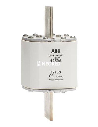 [ABB1SCA022637R4360] Fusible tipo gG 1250A 500V tamaño 4a